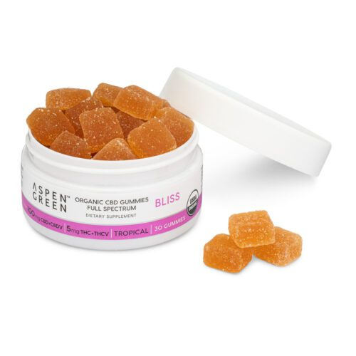 Aspen Green Bliss Organic Full-Spectrum CBD Gummies logo